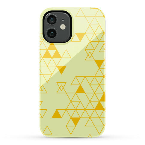 Geometric Triforce Pattern Phone Case