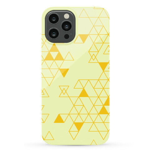 Geometric Triforce Pattern Phone Case