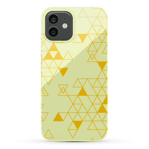 Geometric Triforce Pattern Phone Case