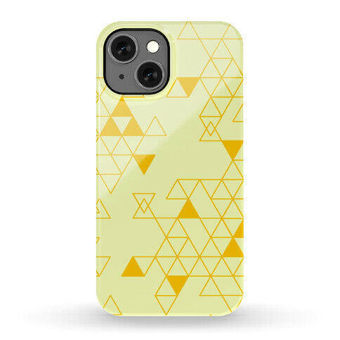 Geometric Triforce Pattern Phone Case
