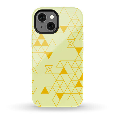 Geometric Triforce Pattern Phone Case