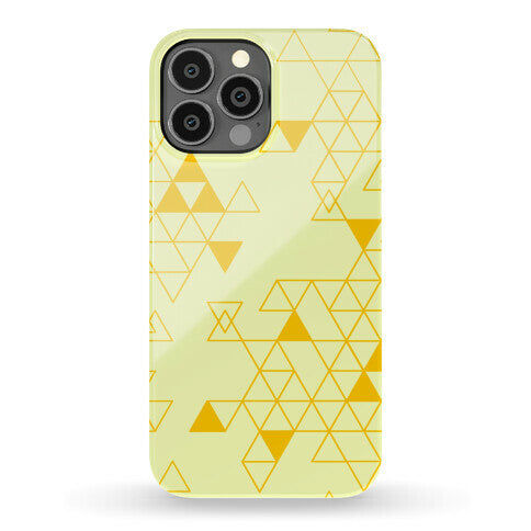 Geometric Triforce Pattern Phone Case