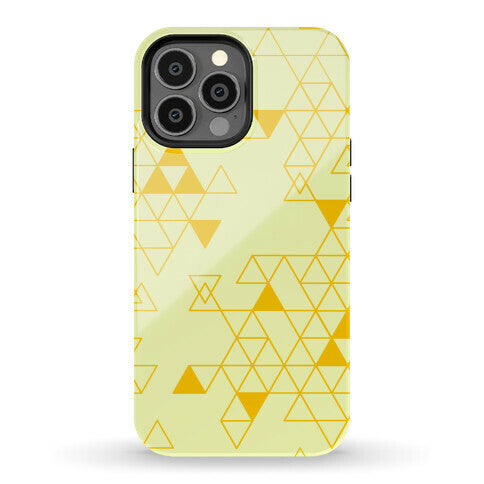 Geometric Triforce Pattern Phone Case