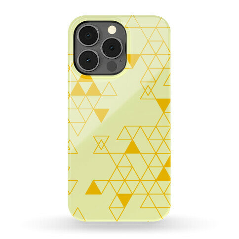 Geometric Triforce Pattern Phone Case