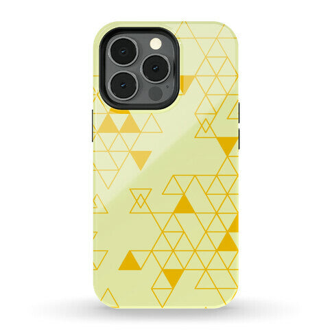 Geometric Triforce Pattern Phone Case