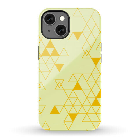 Geometric Triforce Pattern Phone Case