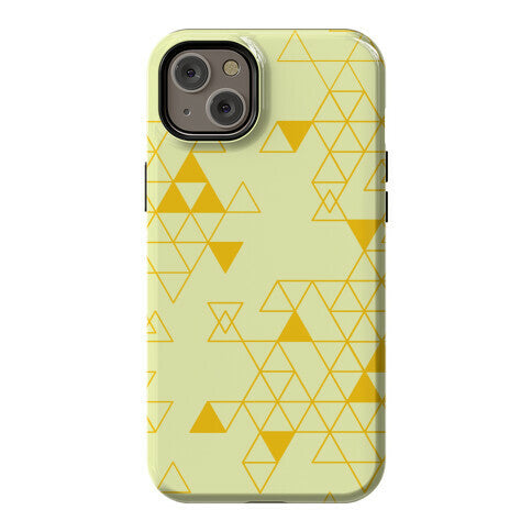 Geometric Triforce Pattern Phone Case