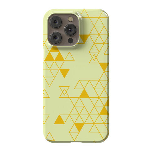 Geometric Triforce Pattern Phone Case