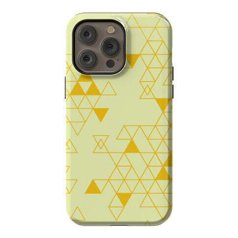 Geometric Triforce Pattern Phone Case