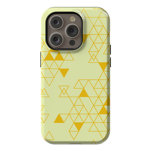 Geometric Triforce Pattern Phone Case