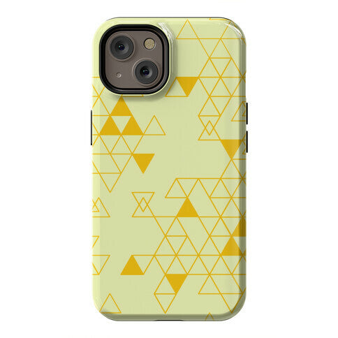 Geometric Triforce Pattern Phone Case