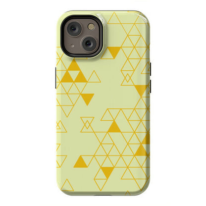 Geometric Triforce Pattern Phone Case