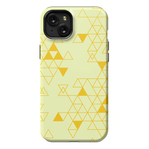 Geometric Triforce Pattern Phone Case