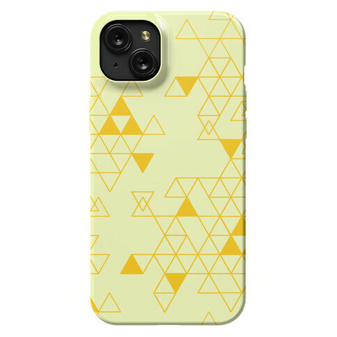 Geometric Triforce Pattern Phone Case