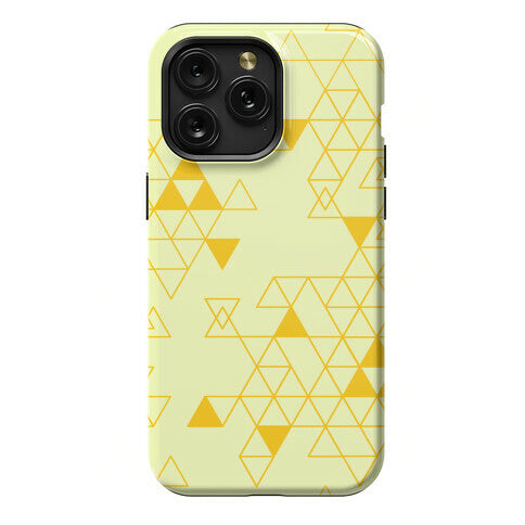 Geometric Triforce Pattern Phone Case