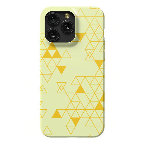 Geometric Triforce Pattern Phone Case