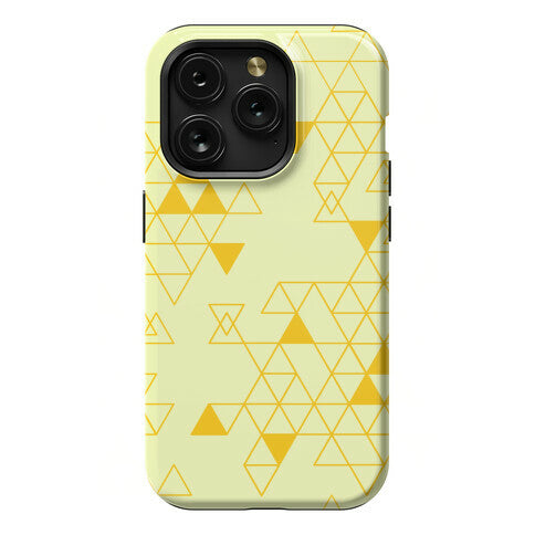 Geometric Triforce Pattern Phone Case