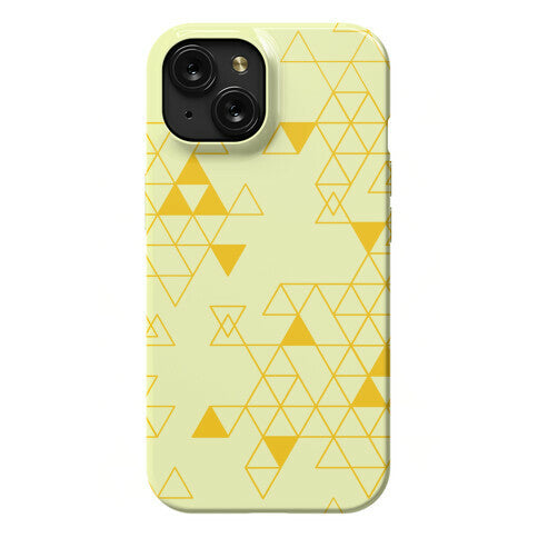 Geometric Triforce Pattern Phone Case