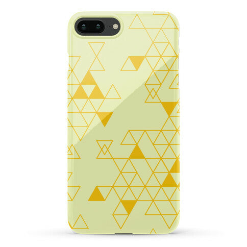 Geometric Triforce Pattern Phone Case