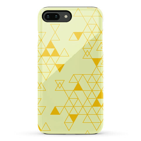 Geometric Triforce Pattern Phone Case