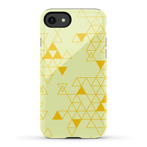 Geometric Triforce Pattern Phone Case