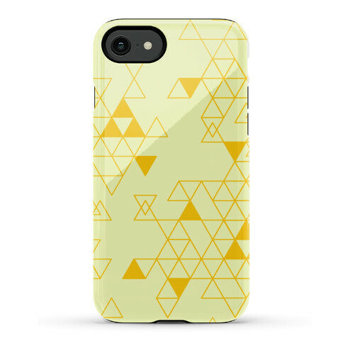Geometric Triforce Pattern Phone Case