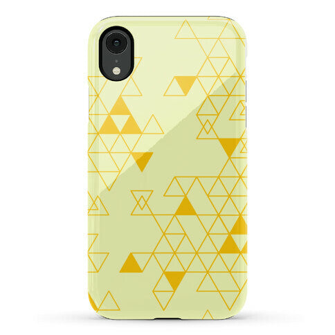 Geometric Triforce Pattern Phone Case