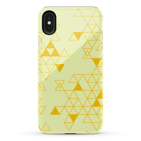 Geometric Triforce Pattern Phone Case