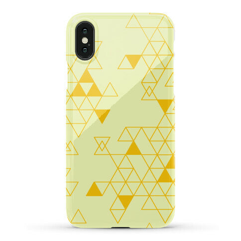 Geometric Triforce Pattern Phone Case