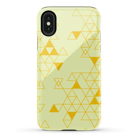 Geometric Triforce Pattern Phone Case