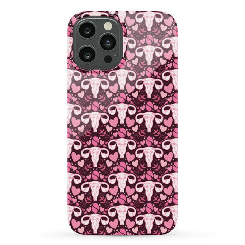 Uterus Pattern Phone Case