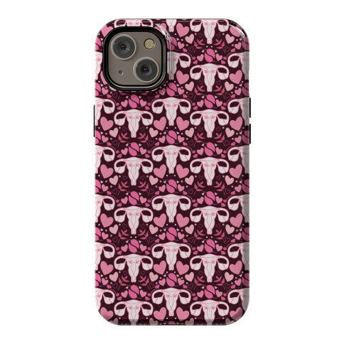 Uterus Pattern Phone Case