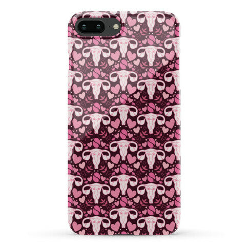 Uterus Pattern Phone Case