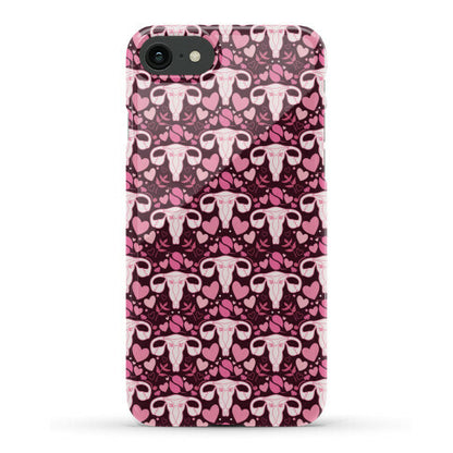 Uterus Pattern Phone Case