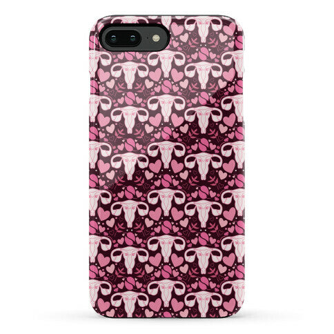 Uterus Pattern Phone Case