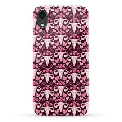 Uterus Pattern Phone Case