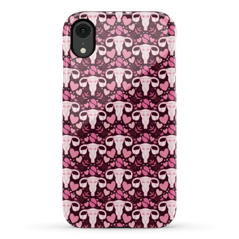 Uterus Pattern Phone Case