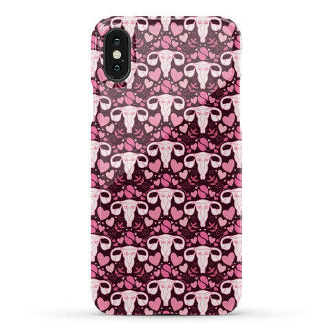 Uterus Pattern Phone Case