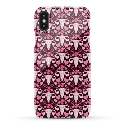 Uterus Pattern Phone Case