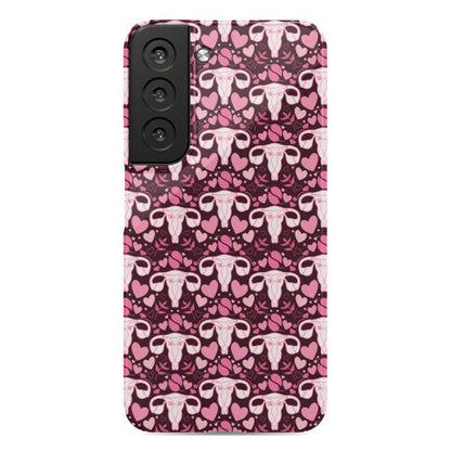 Uterus Pattern Phone Case