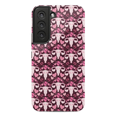 Uterus Pattern Phone Case