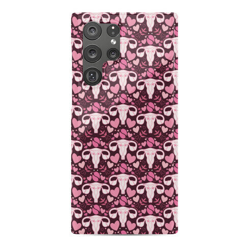Uterus Pattern Phone Case