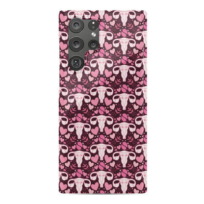 Uterus Pattern Phone Case