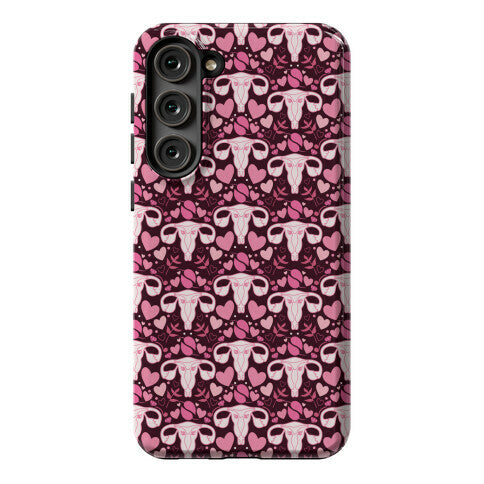 Uterus Pattern Phone Case