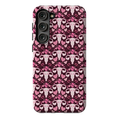 Uterus Pattern Phone Case