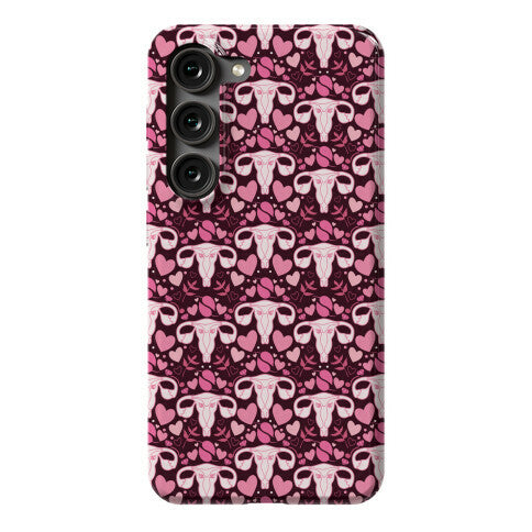 Uterus Pattern Phone Case