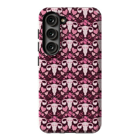 Uterus Pattern Phone Case