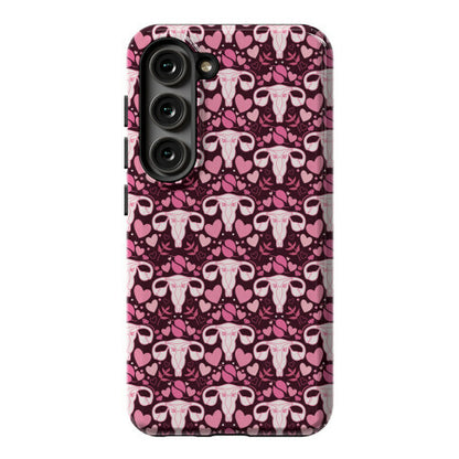 Uterus Pattern Phone Case
