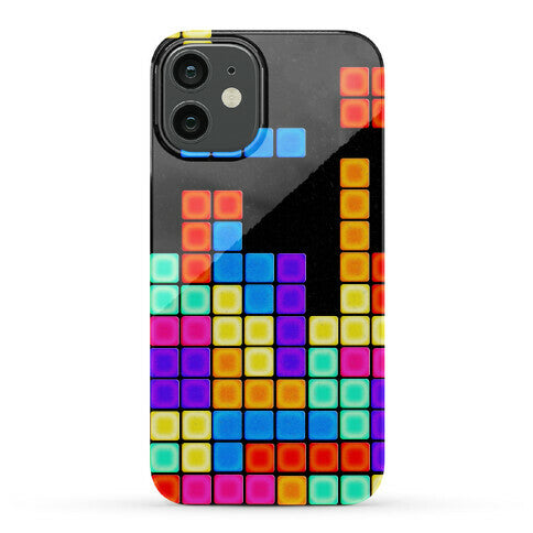Tetris Pattern Phone Case