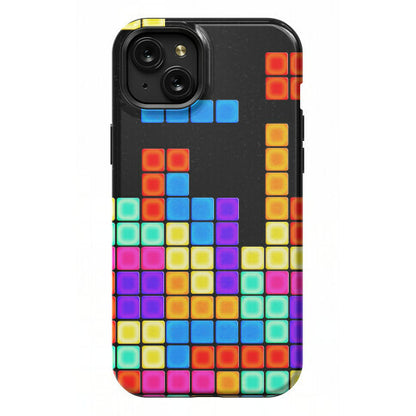 Tetris Pattern Phone Case